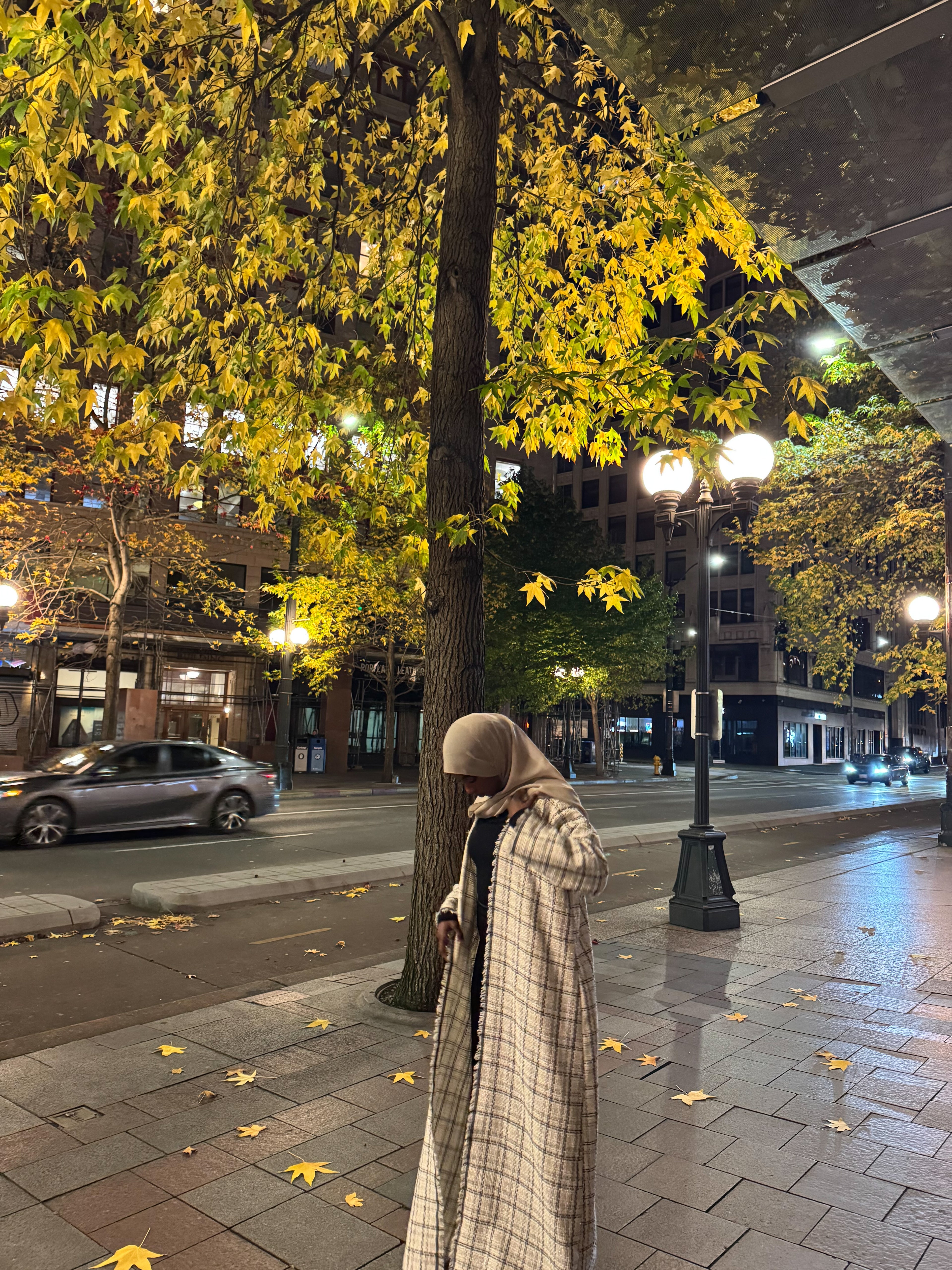 Amira Tweed Abaya